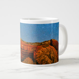 Taza De Café Gigante Estrellas y roca roja