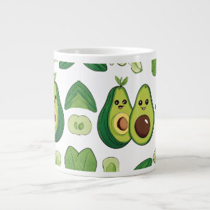 Taza De Café Gigante Estuche Cutto Aguacate Pareja de Teléfono Funny