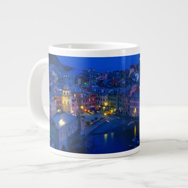 Taza De Café Gigante Europa, Italia, Cinque Terre, Vernazza. La colina (Izquierda)