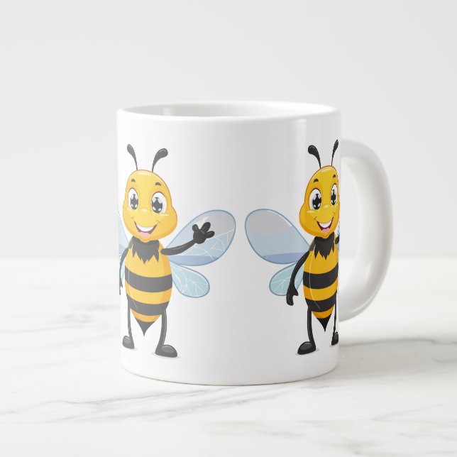 Taza De Café Gigante European honey bee (Derecha)
