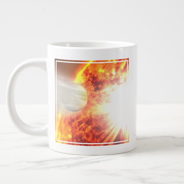 Taza De Café Gigante Evaporación de la atmósfera de Hd 189733b (Izquierda)