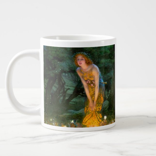 Taza De Café Gigante Eve del verano medio Edward Robert Hughes (Izquierda)