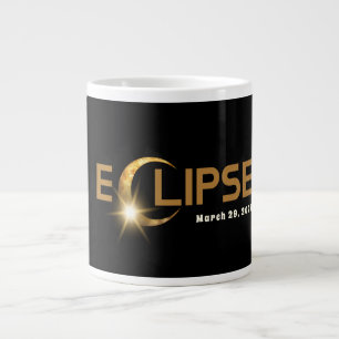 Taza De Café Gigante Evento estadounidense Eclipse solar 3/29/2025 Café