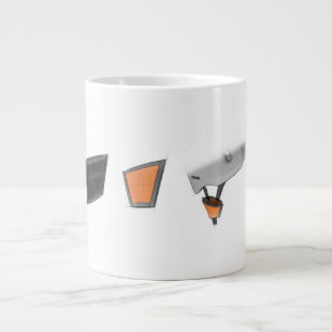 Taza De Café Gigante Evolución de Earofoils