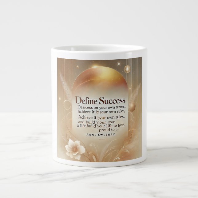 Taza De Café Gigante éxito de definición (Frente)