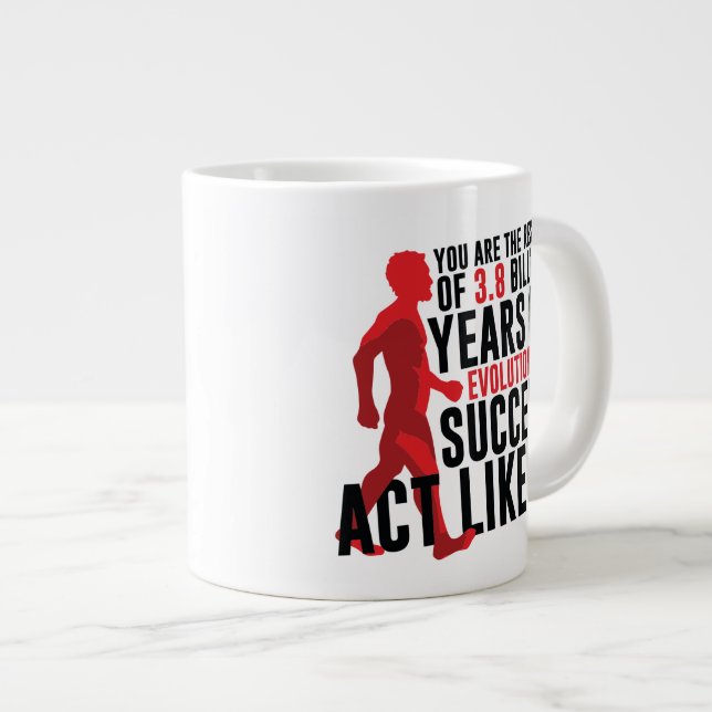Taza De Café Gigante Éxito evolutivo (Derecha)