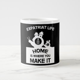 Taza De Café Gigante Expatriados Expatriados En El Extranjero Familias 