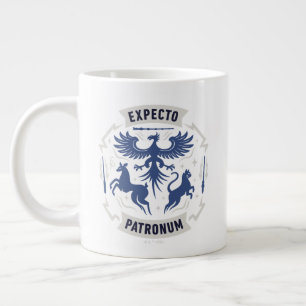 Taza De Café Gigante Expecto Patronum Silueta Gráfica Vintage