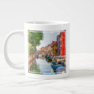 Taza De Café Gigante Explora el Encanto Vibrante de Burano