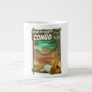 Taza De Café Gigante Explora los humedales del Congo