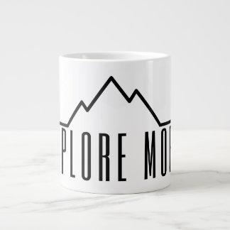 Taza De Café Gigante Explore More Minimalist Mountain Specialty Mug