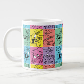 Taza De Café Gigante EXpresiones de bloques de color BUGS BUNNY™