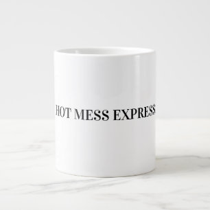 TAZA DE CAFÉ GIGANTE EXPRESO DESASTRE TOTAL