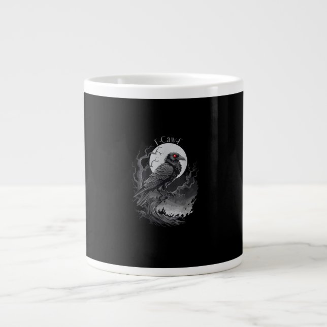 Taza De Café Gigante F-Caw-F Bird Creative Art (Frente)