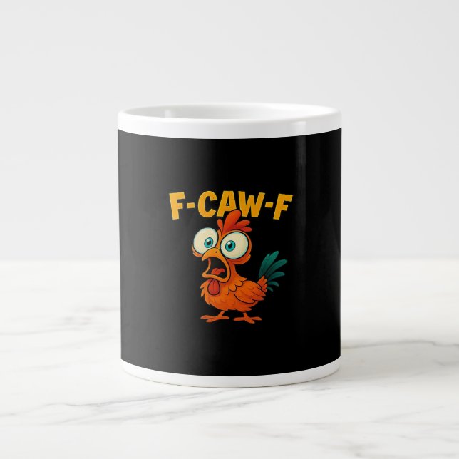 Taza De Café Gigante F-Caw-F Chicken Essential Creative Casual (Frente)