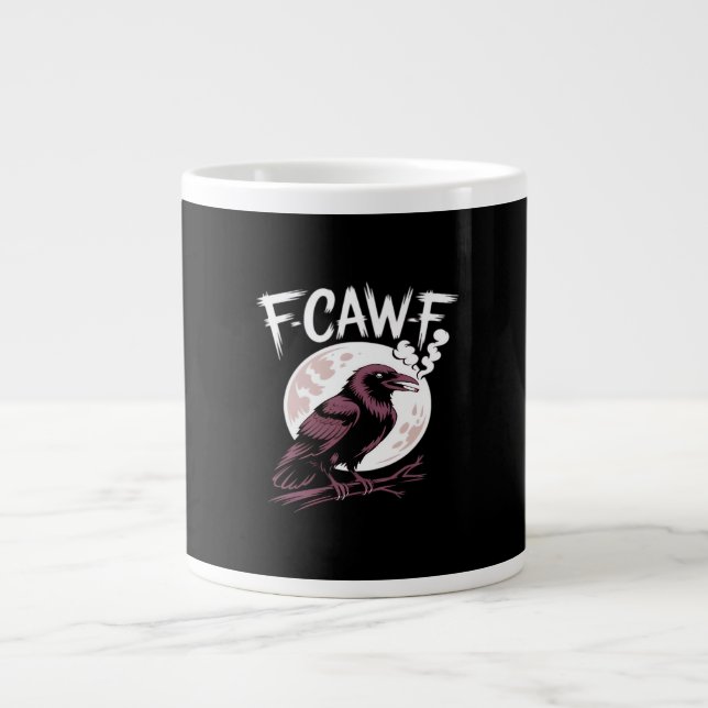 Taza De Café Gigante F-Caw-F Classic Minimal Clean (Frente)