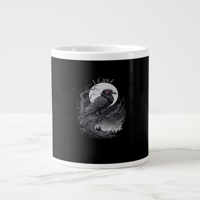 Taza De Café Gigante F-Caw-F Classic Minimal Clean (Frente)
