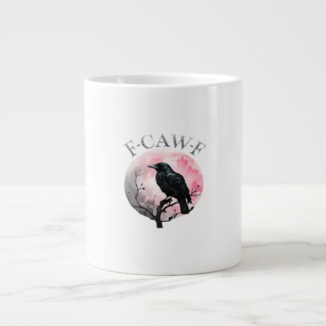 Taza De Café Gigante F-Caw-F Classic Retro Cool (Frente)