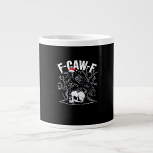Taza De Café Gigante F-Caw-F Divertido Moderno