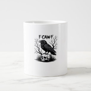 Taza De Café Gigante F Caw F Esencial Vintage Look Genial