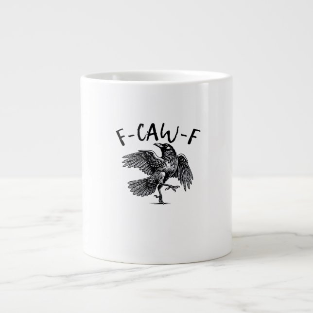 Taza De Café Gigante F Caw F Essential Classic Aesthetic (Frente)