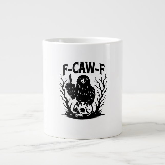 Taza De Café Gigante F Caw F Essential Cool Unique Style (Frente)