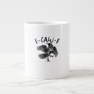 Taza De Café Gigante F Caw F Estética Clásica Esencial