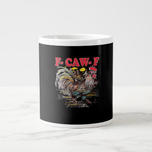 Taza De Café Gigante F-Caw-F Hei Hei Moana Gallo Clásico Gráfico Divert