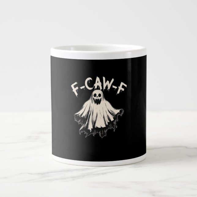 Taza De Café Gigante F-Caw-F Humor Retro Classic (Frente)