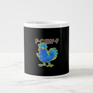 Taza De Café Gigante F-Caw-F Pollo Clásico Creativo Casual