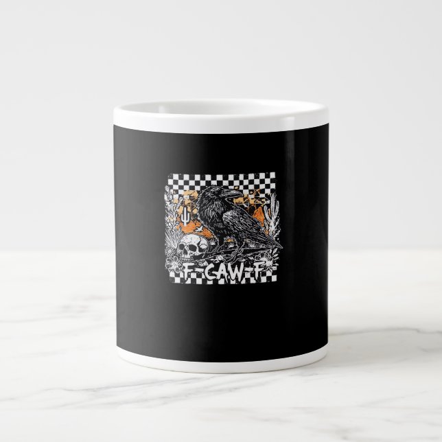Taza De Café Gigante F-Caw-F Retro Cool (Frente)