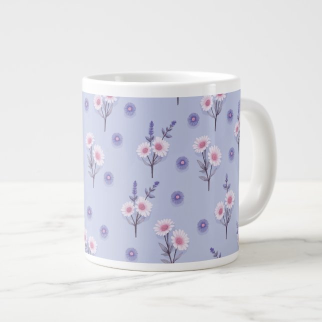 Taza De Café Gigante Fairy Dust Daisies (Derecha)