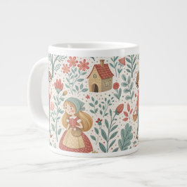 Taza De Café Gigante Fairytale Forest Walk Mug