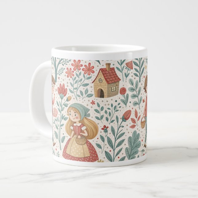 Taza De Café Gigante Fairytale Forest Walk Mug (Izquierda)