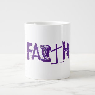 Taza De Café Gigante Faith - Gift Jumbo Mug
