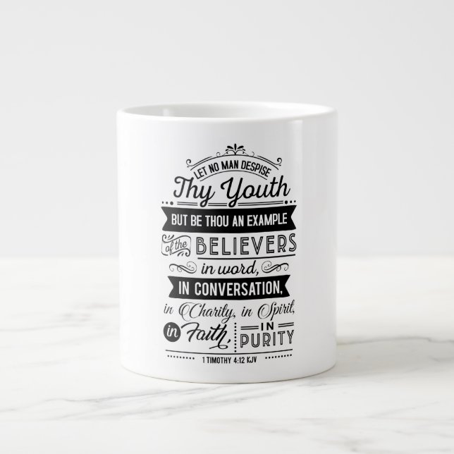 Taza De Café Gigante Faith- Jumbo Mug (Frente)