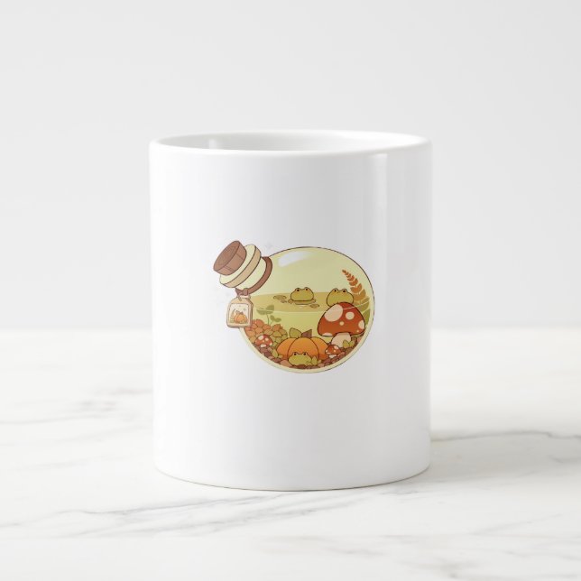 Taza De Café Gigante Fall Potion With Froggies Classic (Frente)