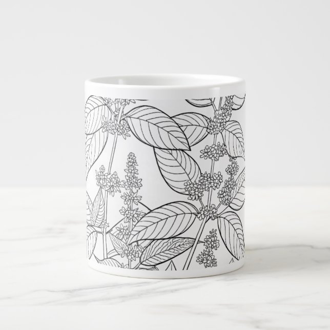 Taza De Café Gigante Falso Nettle - Boehmeria cilindrica - planta nativ (Frente)