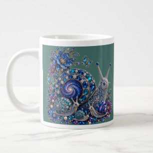Taza De Café Gigante Familia de Caracoles de Cristal Celestial – Galaxi