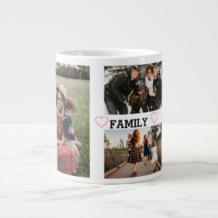 Taza De Café Gigante Familia simple Tres fotos