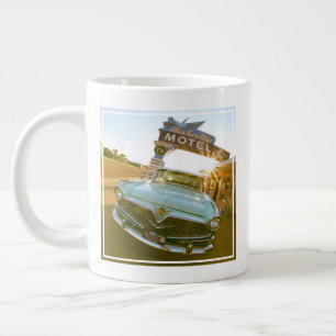 Taza De Café Gigante Famoso motel Blue Swallow en la Ruta 66