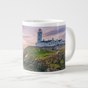 Taza De Café Gigante Fanad Head Lighthouse Donegal, Irlanda