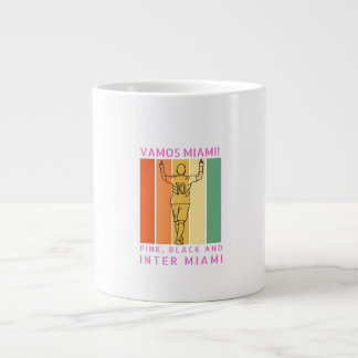 Taza De Café Gigante Fanático Inter miami messi