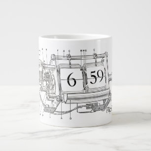 Taza De Café Gigante Fanáticos del reloj de pulsera Café Mug