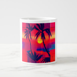 Taza De Café Gigante Fantasía de escape tropical