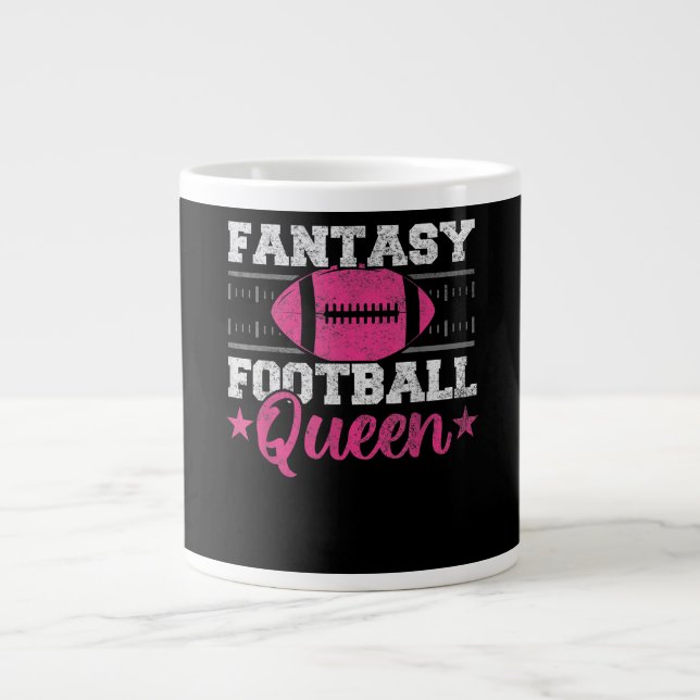 Taza De Café Gigante Fantasía Fantasía Reina Difícil Juego Día Fantasía (Frente)