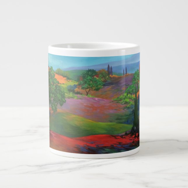 Taza De Café Gigante Fantasía toscana (Frente)