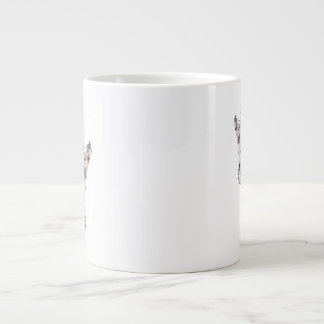 Taza De Café Gigante Fantasma con mariposas pequeñas Halloween