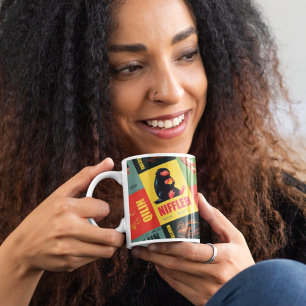 Taza De Café Gigante Fantasmas Bebidas Patrón de cosecha