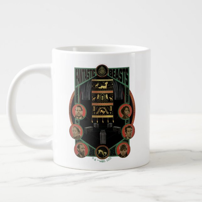 Taza De Café Gigante Fantastic Beasts Room of Requirement Graphic (Izquierda)